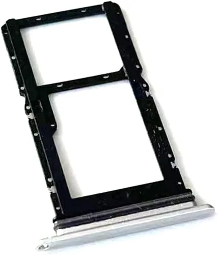 Vista 5 de Bandeja de tarjeta SIM de repuesto para Boost Celero5G / Celero 5G (plateado) con bandeja para tarjeta SIM y pin de expulsión abierto