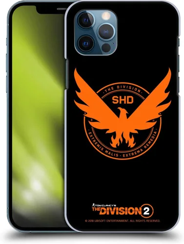 Vista 12 de Head Case Designs Funda rígida con licencia oficial de Tom Clancy's The Division 2 Demolitionist Logo Art compatible con Apple iPhone 12 / iPhone 12