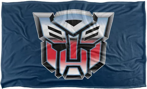 Vista 2 de Transformers Autobot Airbrush Logo Silky Touch Manta súper suave 36 x 58 pulgadas