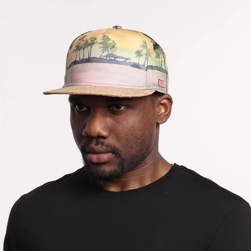 Vista 6 de NUZADA Snapback Hats for Men Flat Bill Hat Hip Hop Style Originales Print Adjustable Flat Brim Baseball Cap