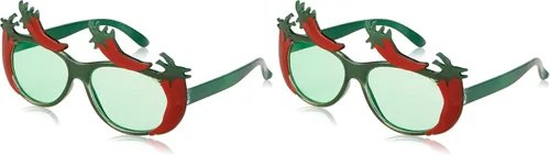 Vista 7 de Beistle 60373 Chili Pepper Fanci-Frames, Red/Green, 1 Count (Pack of 1)