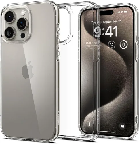 Vista 44 de Spigen Funda para iPhone 12 Mini, ultra híbrida, sin anillo magnético, antiamarilleo, transparente
