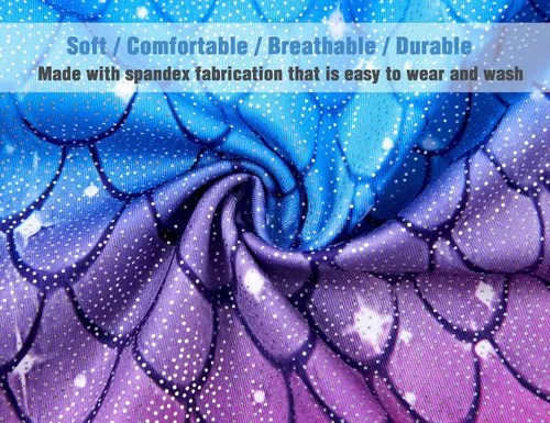 Vista 5 de TENVDA Gymnastics Leotards for Girls 2-12 Years Old Sparkly Multicolor Kids Tumbling Biketards Unitard