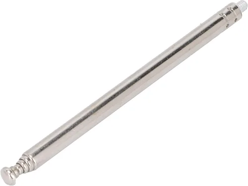 Vista 6 de Antena telescópica, 11.8 in/11.8 pulgadas, longitud completa, 5 secciones, antena telescópica, antena de radio portátil, repuesto compatible con TV