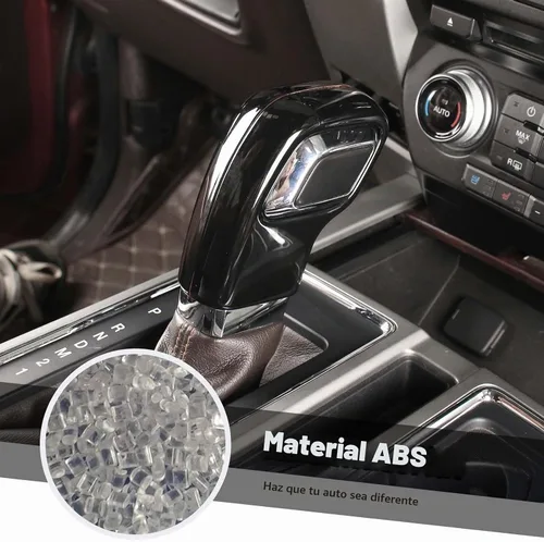Vista 4 de Jimen Compatible con Ford F150 2015-2020, Cubierta de Perilla de Palanca de Cambios Accesorios de Acabado Interior (Negro)