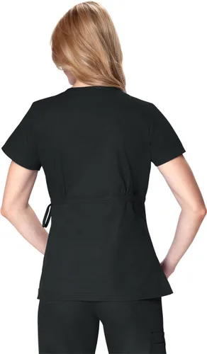 Vista 2 de koi Classic 137 Katelyn Blusa scrub Mock-Wrap, para mujer