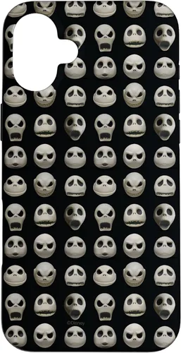 Vista 23 de Funda negra para iPhone 13 Pro Max Disney The Nightmare Before Christmas Jack Expressions