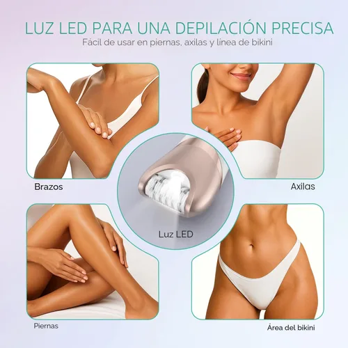 Vista 4 de VOYOR Depiladora para mujer, depiladora 3 en 1 para mujeres, depiladora depiladora para piernas y brazos con 30 pinzas, afeitadora eléctrica