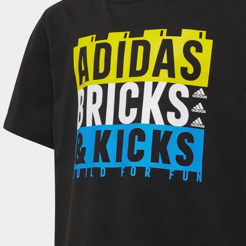 Vista 2 de adidas x Classic Lego Graphic Tee para niños