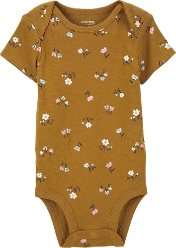 Vista 2 de Simple Joys by Carter's Baby Girls' Short-sleeve Bodysuit, Pack of 6