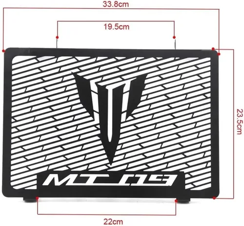 Vista 5 de Radiators Guard for Ya&maha MT09 SP FZ09 2019 Tracer XSR 900 2018 FJ09 MT FZ FJ 09 MT-09 Radiator Guard Shield Protector Grille Cover Accessories