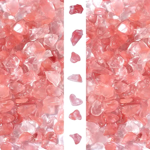 Vista 14 de gemshan Chips de amatista de 2 libras de cristal triturado natural a granel de 0.276 in a 0.354 in, piedra de cristal curativo para acuario, jarrón