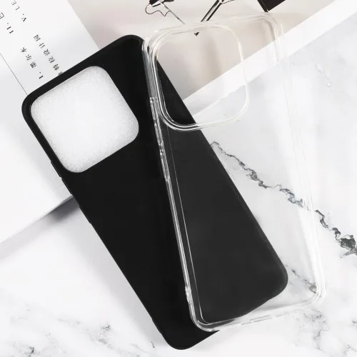 Vista 2 de Paquete de 2 fundas de TPU para HMD Aura - transparente+negro Negro (Clear+Black)
