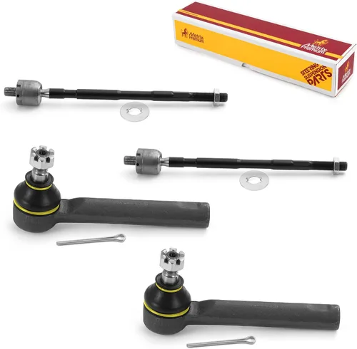 Vista 143 de Metrix Premium Chassis Parts - Kit de 4 piezas de extremos de barra de acoplamiento frontal exterior e interior compatible con Nissan Pathfinder