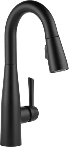 Vista 9 de Delta Faucet Essa Llave de una manija para bar/preparación con acoplamiento de magnatita y cabezal rociador Touch-Clean, 9913-AR-DST