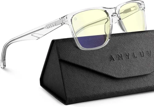 Vista 19 de ANYLUV Blue Light Glasses for Women & Men, Stylish Blue Light Blocking Glasses, Eyes Protection & Anti Eyestrain Eyewear