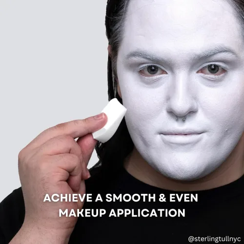 Vista 3 de Mehron Makeup Esponja de maquillaje de espuma sin látex - Paquete de 6