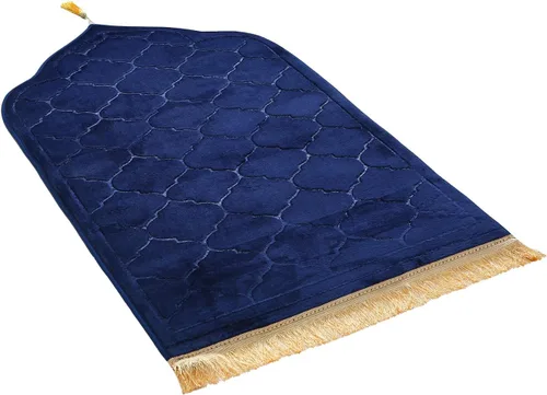 Vista 13 de JE JOUE Alfombra de oración musulmana islámica – Esponja gruesa musulmana para hombres y mujeres, Eid Travel Ramadán, suave, de lujo, ideal