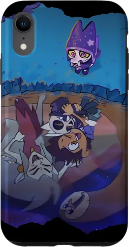 Vista 24 de Funda para iPhone 16 Adorable tiny demon with skull mask and horns