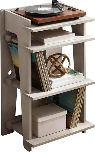 Vista 10 de Crosley Furniture Soho - Soporte para tocadiscos Caoba