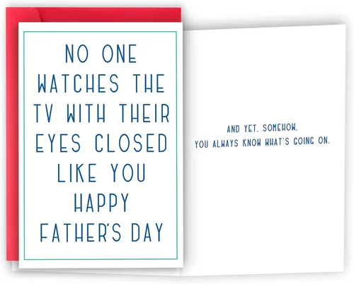 Vista 10 de Taco - Tarjeta de regalo para el día del padre de parte de la esposa, regalo feliz del día del padre para marido novio, tarjeta divertida del día