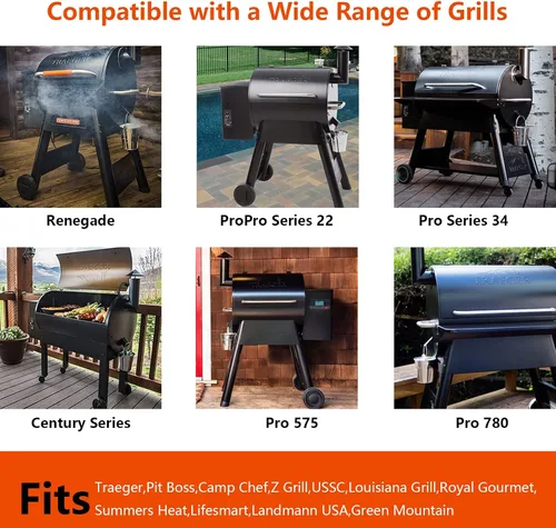 Vista 3 de Cubo de grasa para parrilla Traeger Pro 575 22 34 Ironwood Drip Can Pan Tray Liners Parrilla Piezas de repuesto para Pit Boss Oklahoma Joe Rec Tec Z