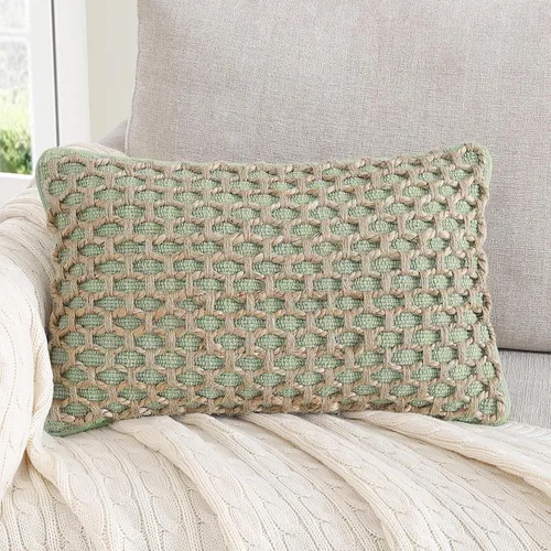 Vista 16 de Boho Living Jada - Funda decorativa para almohada, incluye acento, diseño tejido premium, decoración para sala de estar, (2) funda de almohada de 20