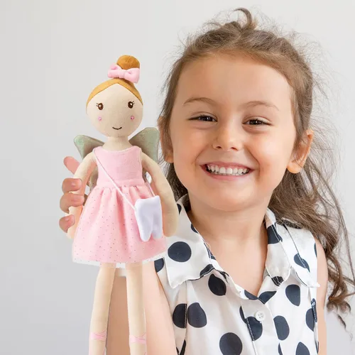 Vista 7 de free-space Muñeco de ballet de felpa suave con bolsa de dientes pequeños para niños, regalos de Navidad y cumpleaños