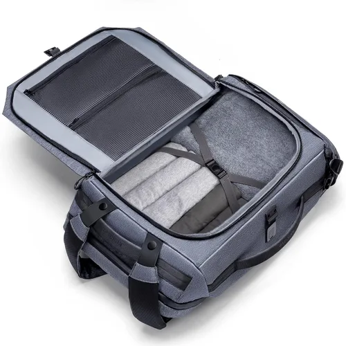 Vista 7 de KORIN ClickPackPro - Mochila antirrobo para laptop, impermeable, con puerto de carga USB, bloqueo TSA..