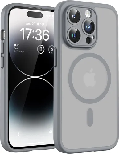 Vista 226 de TOCOL Funda para iPhone 11, compatible con Magsafe, protección completa de cámara, imanes integrados, protección contra caídas, funda translúcida