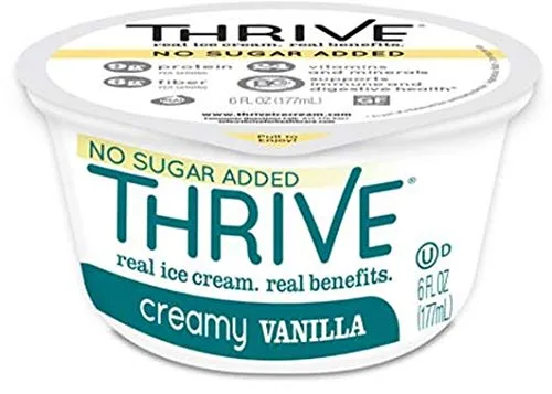 Vista 6 de Thrive Frozen Nutrition, helado de fresa fresca, tazas de 6 onzas (24 unidades)