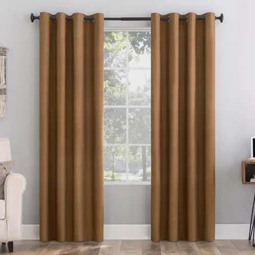 Vista 39 de Sun Zero Columbia - Paquete de 2 paneles de cortinas térmicas con ojales, par, 100 % opacas, ahorro de energía, 50 x 84 pulgadas, azul brumoso Azul