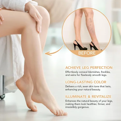 Vista 7 de Corrector de maquillaje de piernas, crema impermeable para cubrir el cuerpo impecable, crema para piernas, corrector de cicatrices de tatuaje de #1