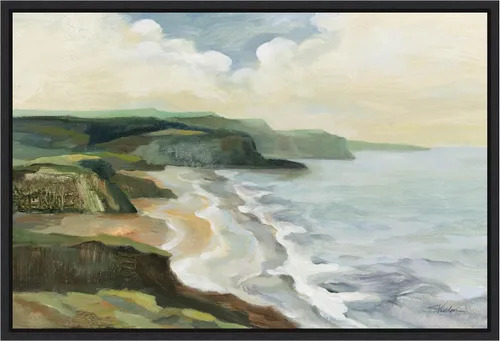 Vista 12 de Amanti Art Lienzo enmarcado para pared, 16 x 23 pulgadas, Costa irlandesa de Silvia Vassileva, lienzo enmarcado para pared, obras de arte