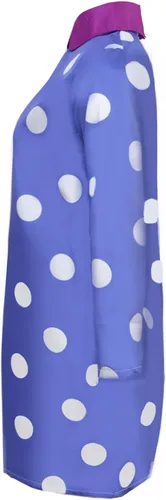 Vista 2 de FINASKASU Disfraz de cosplay para mujer, vestido morado con medias moradas