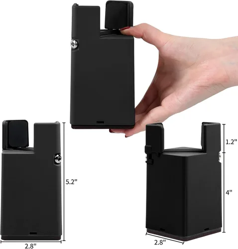 Vista 2 de Elevadores ajustables de muebles de 4 pulgadas con abrazadera de tornillo extraíble, se adapta a diámetros de 1.1 a 2.4 pulgadas, elevadores