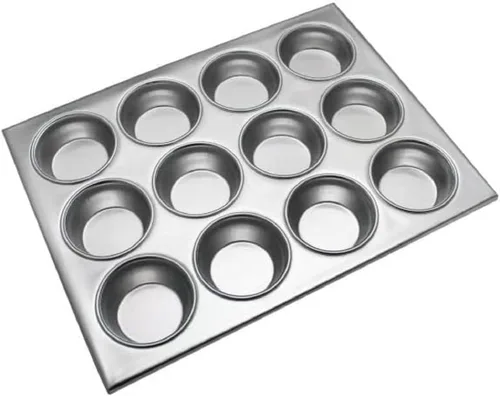 Vista 8 de TrueCraftware - Molde antiadherente de 1-1/2 oz para hornear muffins, 24 cavidades, molde para magdalenas, moldes antiadherentes para hornear, ideal