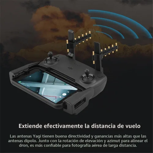 Vista 4 de Yagi-UDA Amplificador de antena para DJI Mini 5 Pro/Flip/Air 3S/Air 3/Mini 4 Pro para control DJI RC2, Mavic 2 Control 5.8Ghz Amplificador de señal