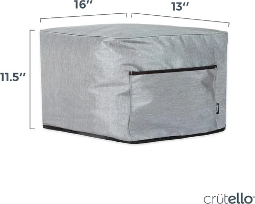 Vista 2 de Crutello Funda para parrilla interior con bolsillos de almacenamiento compatible con parrillas de interior Ninja Foodi, cubiertas antipolvo