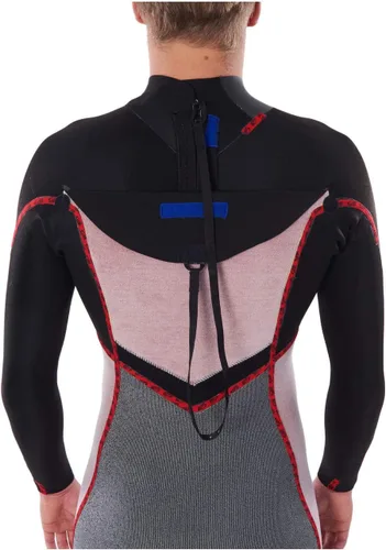 Vista 5 de Rip Curl Hombre Dawn Patrol 3/0.079 in Back Zip Full Wetsuit - Negro
