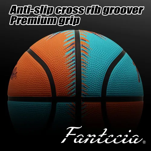 Vista 7 de Baloncesto tamaño 7 con bomba, baloncesto de entrenamiento en calle para interiores y exteriores, para hombres, mujeres, jóvenes