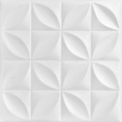 Vista 8 de À LA MAISON CEILINGS R103 Perceptions - Azulejo de techo de espuma (21.6 pies cuadrados/caja), paquete de 8, color blanco liso