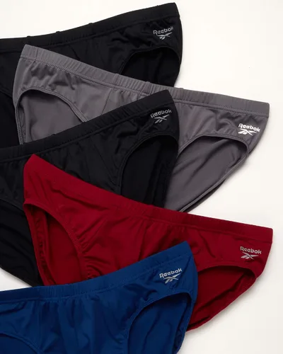 Vista 2 de Reebok Ropa interior para hombre, secado rápido, rendimiento de tiro bajo (paquete de 5)