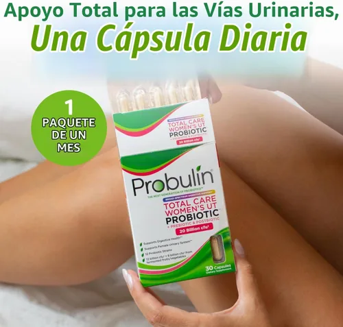 Vista 6 de Probulin Total Care - Tracto urinario para mujeres = prebióticos + probióticos + postbióticos para apoyar un microbioma vaginal saludable - 20 mil