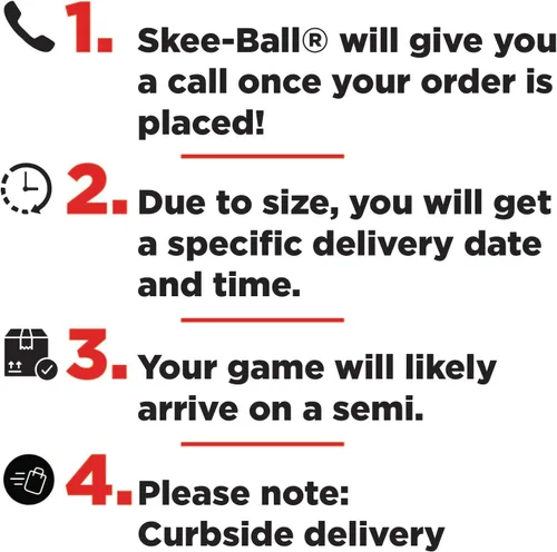 Vista 4 de Skee-Ball Deluxe - una máquina de juego de mesa de arcade para el hogar, sótano y salas de recreación - Diversión clásica nostálgica en familia