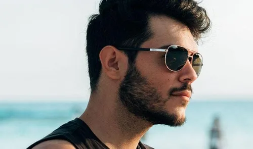 Vista 4 de Revo Gafas de sol Conrad Lente polarizada con marco de aviador de metal