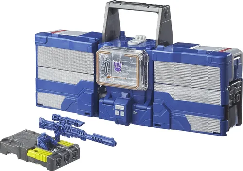 Vista 3 de Soundwave y soundblaster de Transformers Generations Titans Return