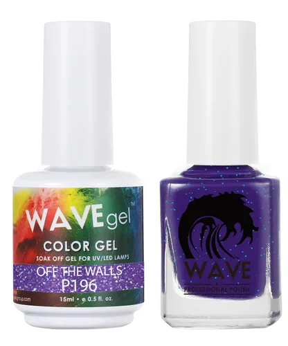 Vista 8 de WAVEGEL - Juego dúo de gel y esmalte de uñas a juego - Colección Simplicity - #P109 Blizzard I 0.5 onzas