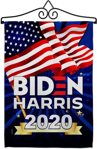 Vista 19 de Biden Harris Flag Vote President 2020 - Juego de banderas para casa de jardín, demócrata patriótico, republicano, fiesta de té, bandera