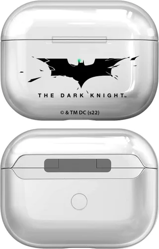 Vista 6 de Head Case Designs Funda de cristal duro transparente con licencia oficial de The Dark Knight Joker Graphics compatible con la funda de carga Apple